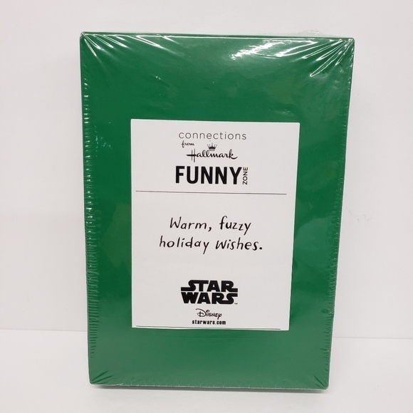 Hallmark Disney Star Wars Boxed Christmas Holiday Cards 18 Count Chewbacca - Picture 2 of 3